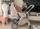 奔昂 婴儿推车可坐可躺轻便避震宝宝折叠婴儿车双向BB童车手推车 升级极光灰一键单手收+可坐躺+双向推行+四轮高配 实拍图