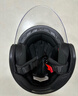 坦克摩托车头盔3C四分之三盔T536四季防风B.Duck电动车安全帽男女 亚黑洛克【热卖】【彩色镜片+透明镜片】 XL（建议头围58-60cm） 实拍图