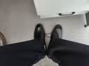 戈耐（GENAI）男士商务正装皮鞋男生真皮透气圆头内增高鞋8cm皮鞋婚礼结婚男鞋 黑色增高8CM 43 (265mm) 实拍图