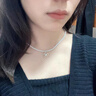伊灿气质复古施家极细小米珠项链仿珍珠吊坠设计高级感锁骨链小众颈链 施家极细小米珠项链女 实拍图