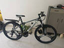 金武端自行车成人山地车公路赛车单车骑行变速超轻越野中学生初中青少年 旗舰版-三刀轮-黑白色 27.5寸30速 实拍图