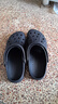 卡骆驰（CROCS）洞洞鞋贝雅男鞋女鞋轻便耐磨一脚蹬拖鞋休闲鞋|10126 黑色-001 41 /42(260mm) 实拍图