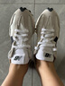 NEW BALANCE运动鞋男鞋女鞋百搭复古米白色休闲鞋327系列MS327FE 37.5 实拍图