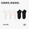 猫人（MiiOW）女士袜子女春夏船袜【100%纯棉10A抗菌】网眼黑色短筒袜透气吸汗 实拍图