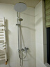 摩恩（MOEN）淋浴花洒套装三功能增压喷头家用卫浴顶喷亮银全套90108 实拍图