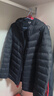 坦博尔轻薄羽绒服男士短款连帽宽松简约保暖外套TF236209 夜影蓝 185  实拍图