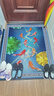 星晚入户进门口3D地垫玄关客厅防滑耐脏毯子免洗蹭灰踩脚垫可裁剪定制 3D玄关-九鱼送财 100*120cm 实拍图