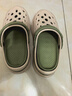 唐狮（TonLion）凉鞋男女鞋夏季情侣款洞洞鞋男士外穿沙滩凉拖鞋 墨绿 42/43 实拍图