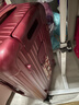 大嘴猴（paul frank）超大容量行李箱女拉链密码拉杆箱网红男轻音万向轮旅行箱学生皮箱 波尔多红/加大加宽/抑菌款 26英寸 实拍图