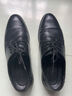 蜘蛛王皮鞋春秋季男士真皮男鞋舒适商务系带正装德比婚鞋 28015 黑色 44 实拍图