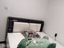 臻享家 床 双人床北欧简约储物高箱床主卧婚床卧室家具 布纹灰|储物床（单床） 1.5米*2.0米 实拍图