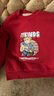 Classic Teddy精典泰迪童装儿童加绒卫衣男女童加厚保暖上衣百搭冬装 大红 140  实拍图