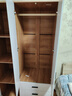 易宝林衣柜家用卧室翻开门简约衣柜出租房现代简约衣橱收纳储物柜带安装 原木风100cm三门+三抽【包安装】 实拍图