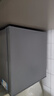 美的（Midea）【8折补贴】100/143/200/301升卧式冰柜冷柜家用商用无风低霜可冷藏冷冻一级能效大容量囤货小型 【热销爆款】减霜80%-- 100L 钛钢灰 实拍图