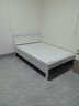 铁艺床1.8米x2米单双人床架1.5x2米钢架出租屋储物金属软包排骨床 白色床架平尾款+20CM弹簧床垫 1.5*1.9/2.0m【默认2.0m】 实拍图