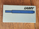 LAMY凌美墨水芯 非碳素一次性墨囊 钢笔用便携式墨胆 德国原装官方 蓝黑色T10-BB5支装 实拍图