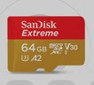 闪迪（SanDisk）64GB TF(MicroSD)内存卡 4K极速金卡A2 V30 U3行车记录仪 运动相机无人机 监控存储卡 读170MB/s 实拍图
