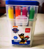 得力（deli）12色可水洗印章头汪汪队立大功学生水彩笔儿童绘画笔可手提绘画涂鸦王子蓝水彩笔 实拍图