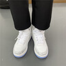 布柜者鞋子男潮牌气垫运动鞋男情侣小白鞋潮流百搭学生球鞋bf风帅气男鞋 白月色 潮牌气垫运动鞋男 42 偏小建议拍大一码 实拍图