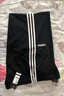 adidas李现同款休闲舒适运动裤男装秋季阿迪达斯官方轻运动EI9761   黑色/白（推荐选小一码）   XL 实拍图