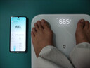 米家（MIJIA）小米智能体脂秤S400 白色 双接家用电子秤体重秤 高精准25项身体数据平衡测试 体重管理 减肥专用 实拍图