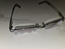 精工（SEIKO）眼镜框男款半框钛材商务休闲远近视眼镜架H01061 02 52mm银钯色 实拍图