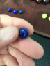 石传百世阿富汗原石天然青金石天然青金石手链散珠三通佛头桶珠 圆珠直径8毫米单颗 实拍图