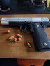 途象 儿童玩具枪格洛克手枪黑银M1911连发抛壳软弹枪发射玩具男孩礼物 实拍图