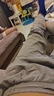 左斯客新中式亚麻裤男士夏季薄款舒适透气直筒休闲长裤宽松棉麻裤 C2浅灰色 4XL 实拍图