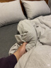 无印良品A类可水洗全棉床单单件 100%纯棉单人学生宿舍被单 160*230cm 实拍图