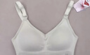 嫚熙（EMXEE）哺乳内衣孕妇文胸喂奶前开扣聚拢有型怀孕期胸罩 【柔肤色】经典聚拢款聚拢防下垂 L 实拍图