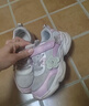 巴布豆童鞋冬季儿童运动鞋加绒加厚女童跑步鞋106545176糖果紫/深紫27 实拍图