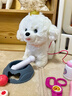 欣格公主狗玩具玩偶毛绒仿真狗声控牵绳电动儿童男女DIY宠物狗礼物 实拍图