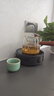 忆壶茶（YIHUTEA） 茶壶玻璃泡茶壶侧把过滤煮茶壶加厚耐热电陶炉烧水壶养生煮茶器 700ML壶+1300W黑炉 实拍图