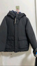 优衣库童装男童女童高性能复合连帽外套/保暖厚衣服473309 09 黑色 130 实拍图