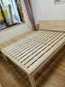 木和工 床实木床双人北欧单人可定制主卧加高加厚美式原木出租屋简易床 实拍图