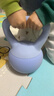 yottoy翘臀软壶铃女士提壶哑铃翘臀深蹲力量家用健身训练器材4kg-雾霾蓝 实拍图