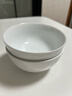 景德镇官方陶瓷碗白瓷餐盘家用套装饭碗泡面碗盘子碗筷餐具乔迁搬家礼物 【经典纯白】月白-4.5英寸罗汉碗*3 实拍图