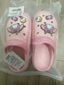 猪爸爸儿童拖鞋女童6-12岁夏季家居室内女宝宝洗澡防滑三丽鸥洞洞鞋粉22 实拍图