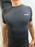 李宁（LI-NING）紧身衣速干衣男篮球训练服健身速干t恤高弹跑步运动短袖羽毛球服 实拍图