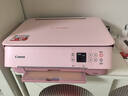 佳能（Canon）TS5380t-粉红 无线家用彩色喷墨多功能照片一体机（打印/复印/扫描/自动双面 学生作业/照片） 实拍图