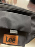 Lee户外运动男士斜挎包2025新款单肩包男胸包大容量挎包通勤腰包背包 黑色（搭配礼盒 更有心意） 实拍图