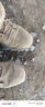 【二层牛皮】男鞋作战训练靴高帮户外厚底马丁靴轻透气防穿刺耐磨 防穿刺沙漠靴-棕-21 42 (260mm) 21作战-05四季款 实拍图