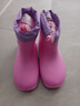 lemonkid儿童雨鞋男女童防滑鞋小童宝宝防水雨靴 飞天独角兽新款 210 实拍图