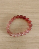 普陀山草莓晶手链桃花手串粉水晶能量手链送女朋友生日礼物 实拍图