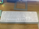双飞燕（A4TECH）FG1010 飞时代键鼠套装无线 台式电脑笔记本外接办公薄膜键盘鼠标套装无线便携 象牙白 实拍图