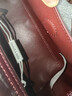 CHARLES&KEITH鳄鱼纹凯莉包手提斜挎婚包包女包生日礼物CK2-50270880-1 Burgundy葡萄酒红色 S 实拍图