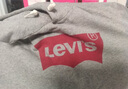 Levi's【特价来袭】李维斯情侣同款经典宽松休闲logo套头连帽卫衣 灰色 19622-0008 M 实拍图