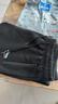 JEEP SPIRIT吉普运动裤男秋冬季休闲中青年纯色冬款宽松 黑色直筒加绒 3XL 实拍图