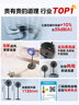 美的（Midea）【超级单品】七叶轻音立式电风扇家用柔风落地扇台式桌面小型风扇大风量节能摇头宿舍电扇 SAF30AB 实拍图